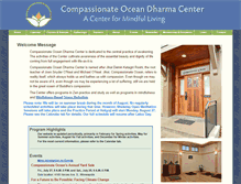 Tablet Screenshot of oceandharma.org